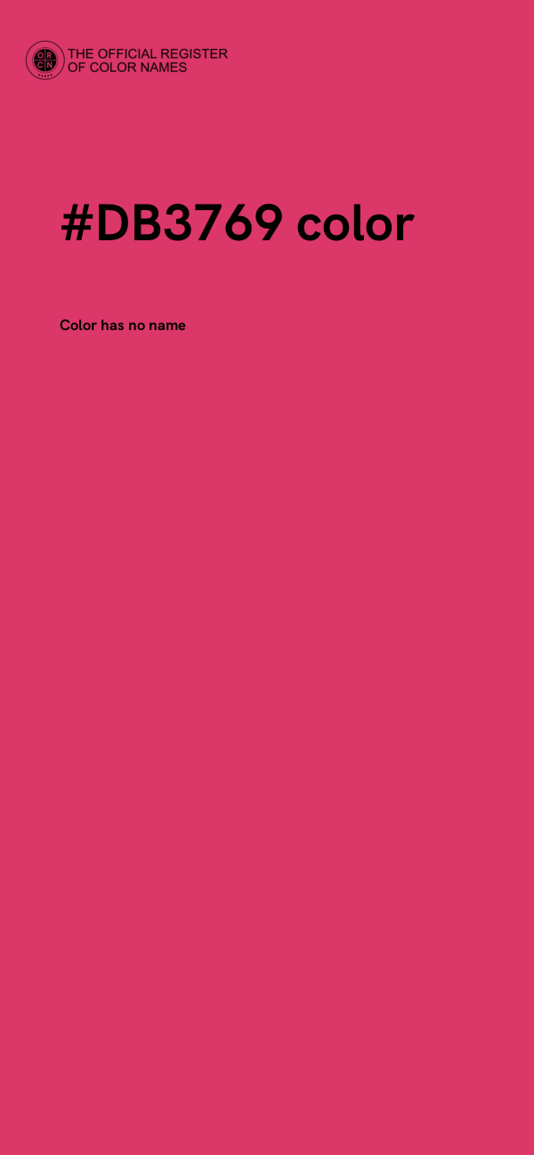 #DB3769 color image