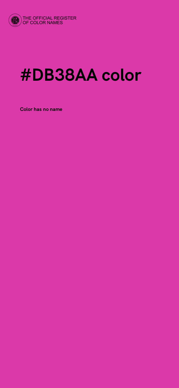 #DB38AA color image