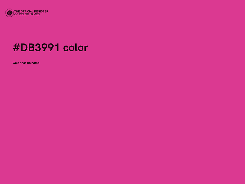 #DB3991 color image