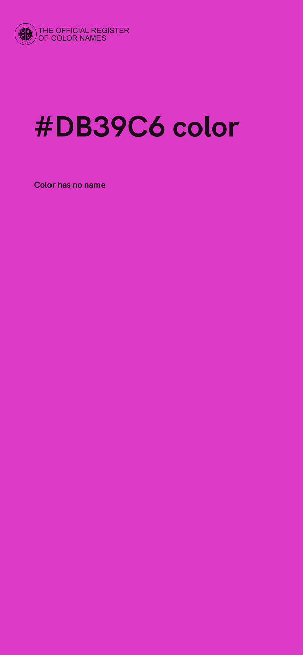 #DB39C6 color image