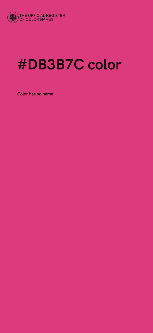 #DB3B7C color image