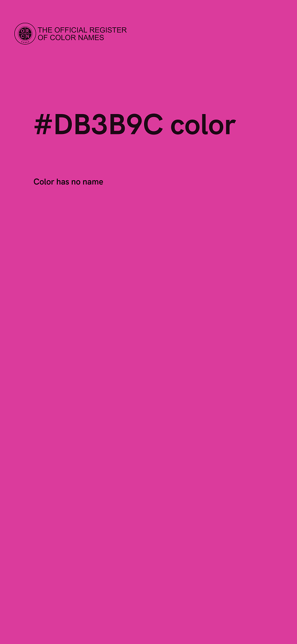 #DB3B9C color image