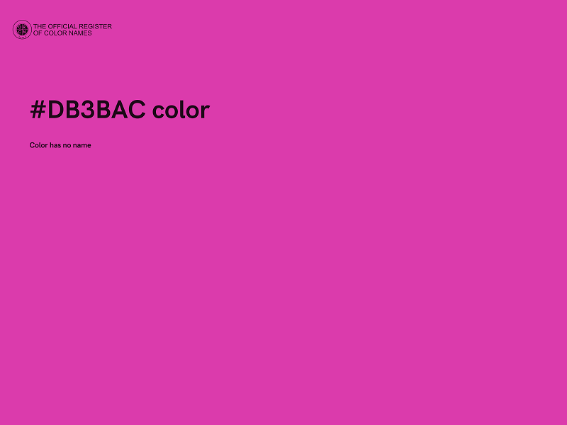 #DB3BAC color image
