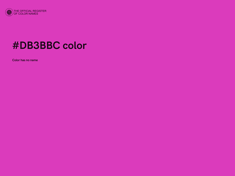 #DB3BBC color image