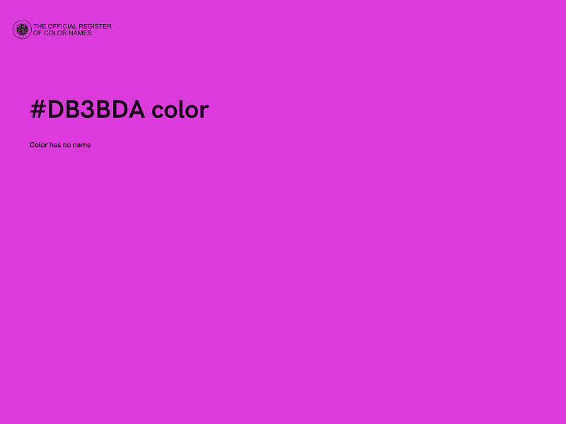 #DB3BDA color image