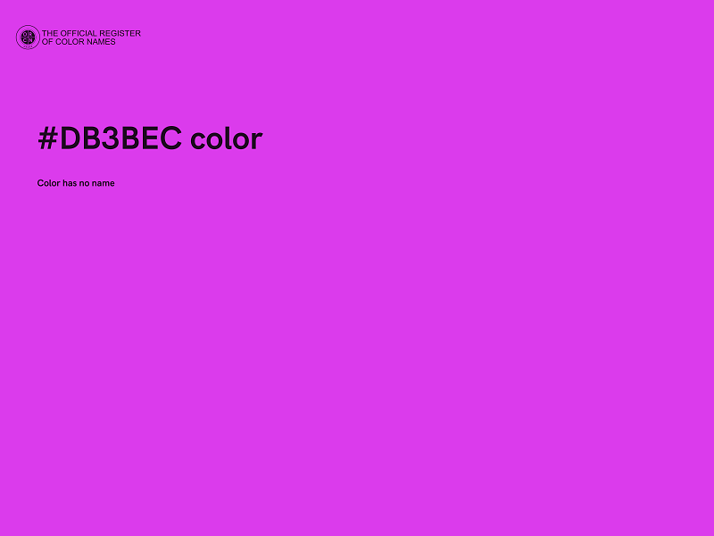 #DB3BEC color image