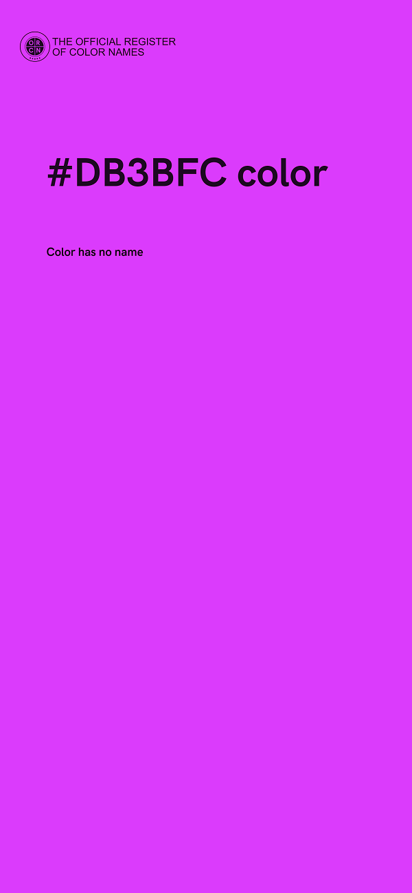 #DB3BFC color image