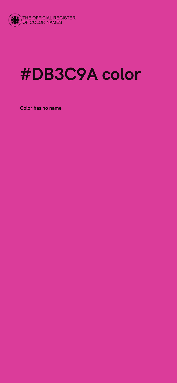 #DB3C9A color image