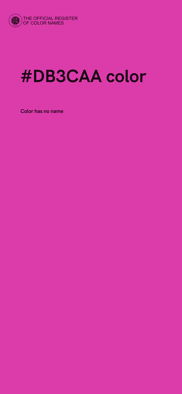 #DB3CAA color image