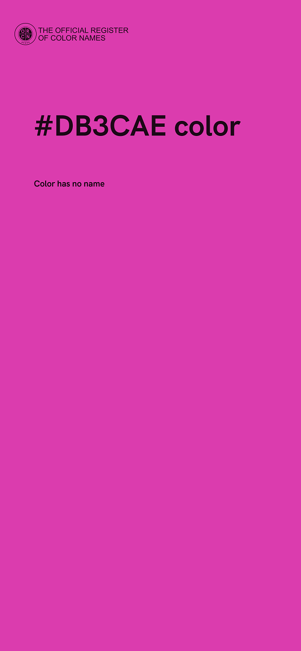 #DB3CAE color image