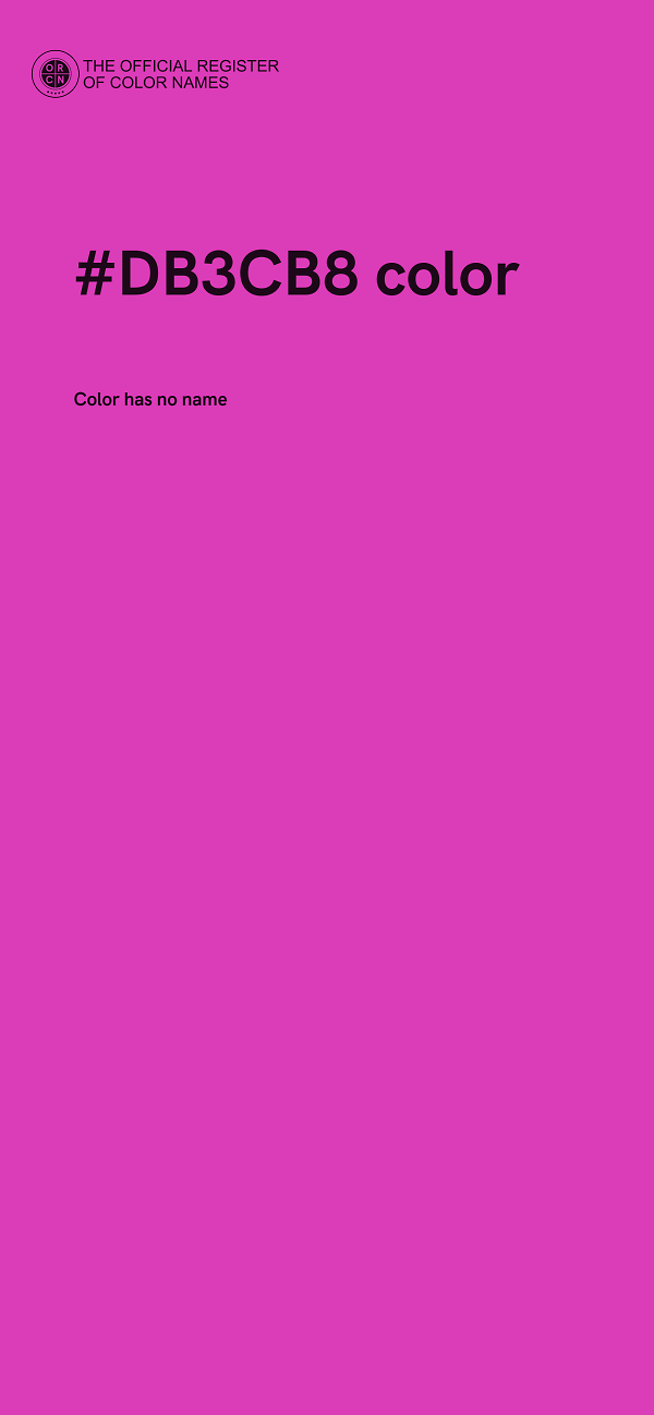 #DB3CB8 color image