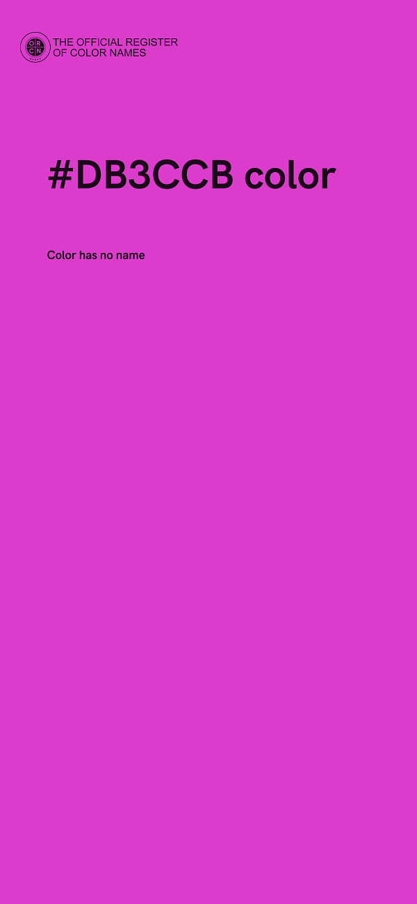 #DB3CCB color image
