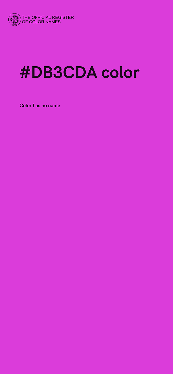 #DB3CDA color image