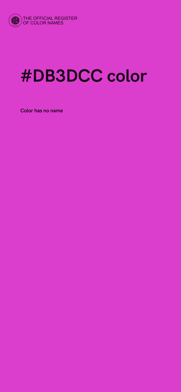 #DB3DCC color image
