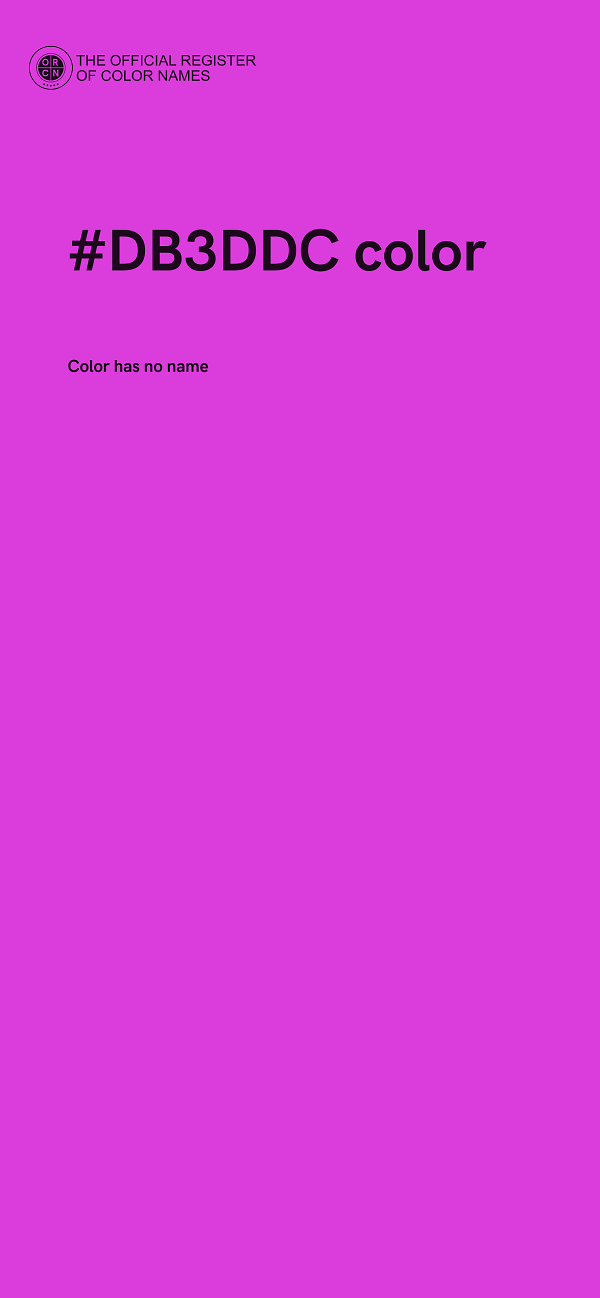 #DB3DDC color image