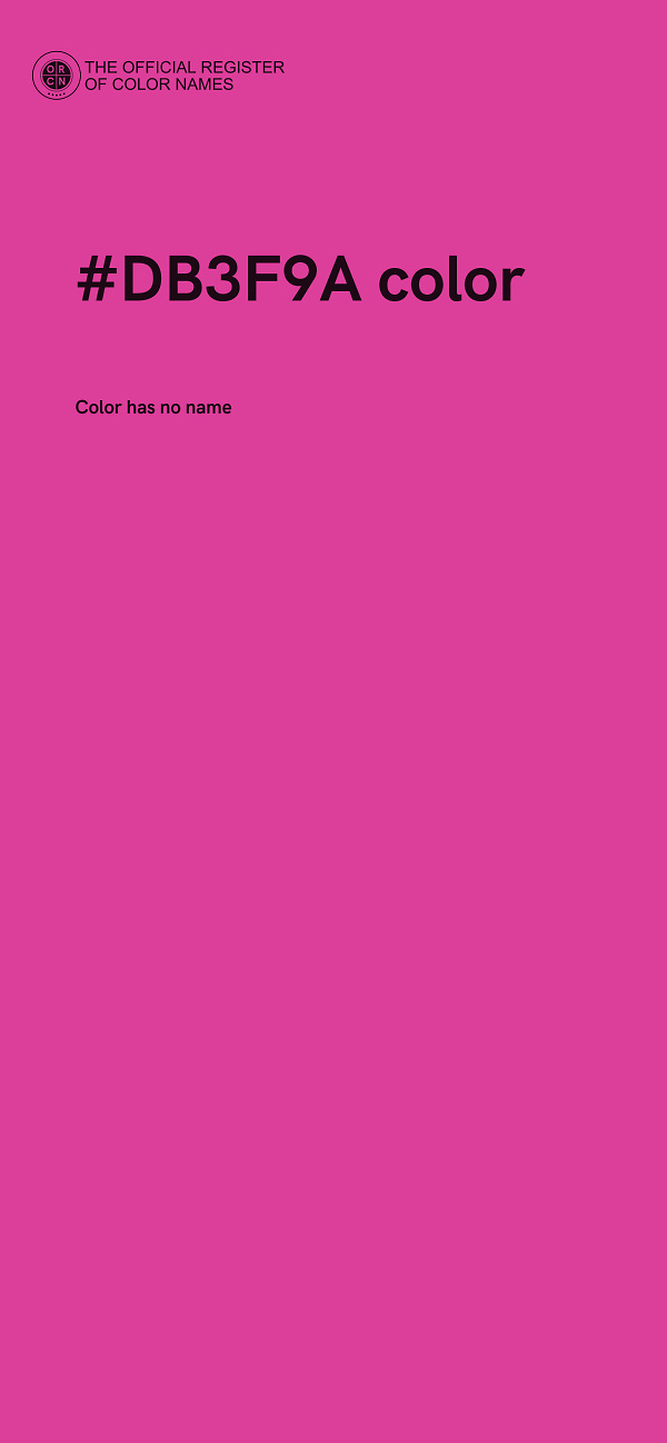 #DB3F9A color image