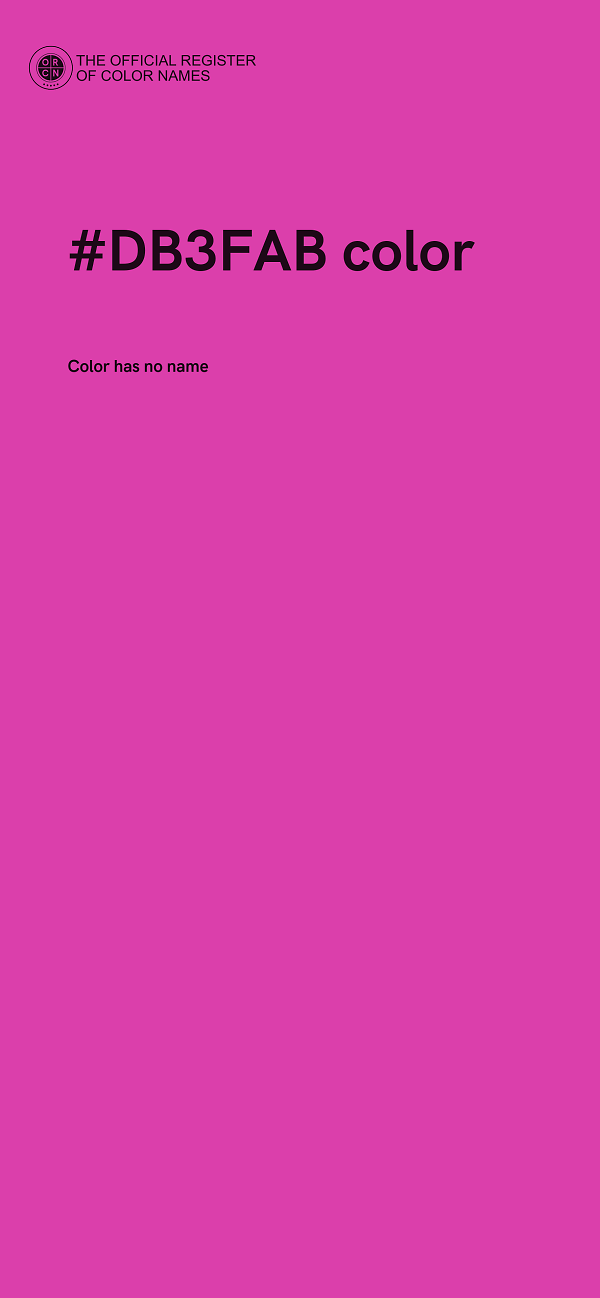 #DB3FAB color image