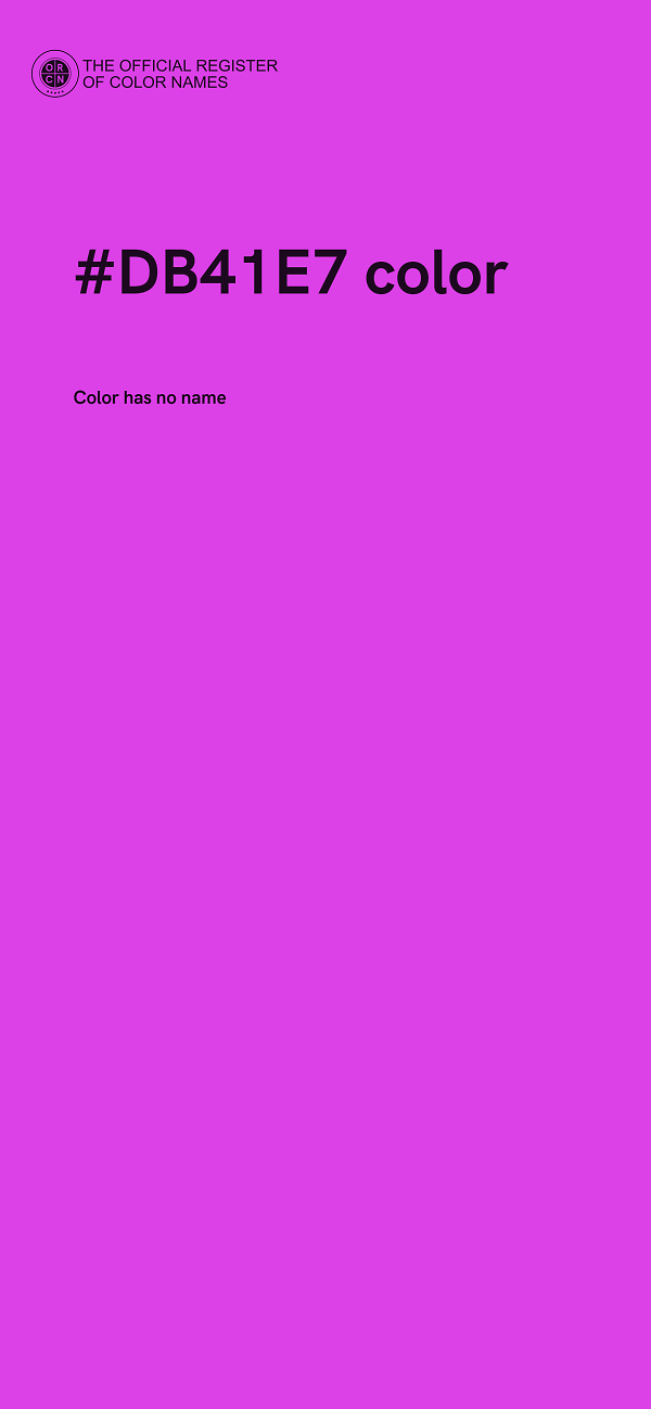 #DB41E7 color image