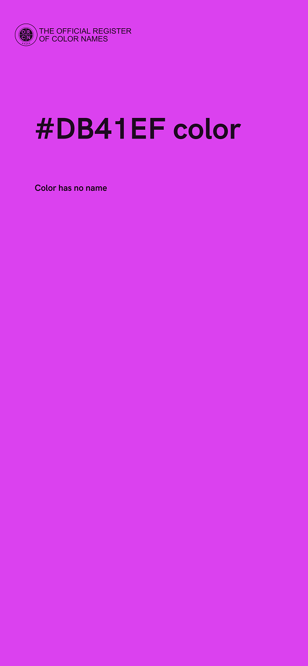 #DB41EF color image