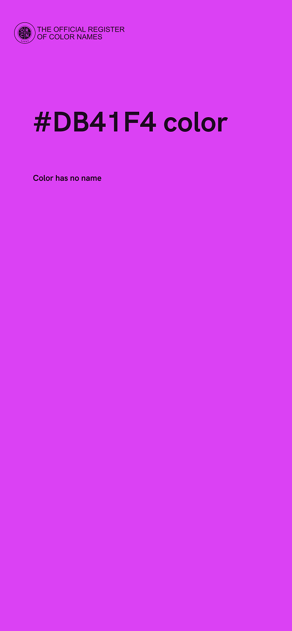 #DB41F4 color image