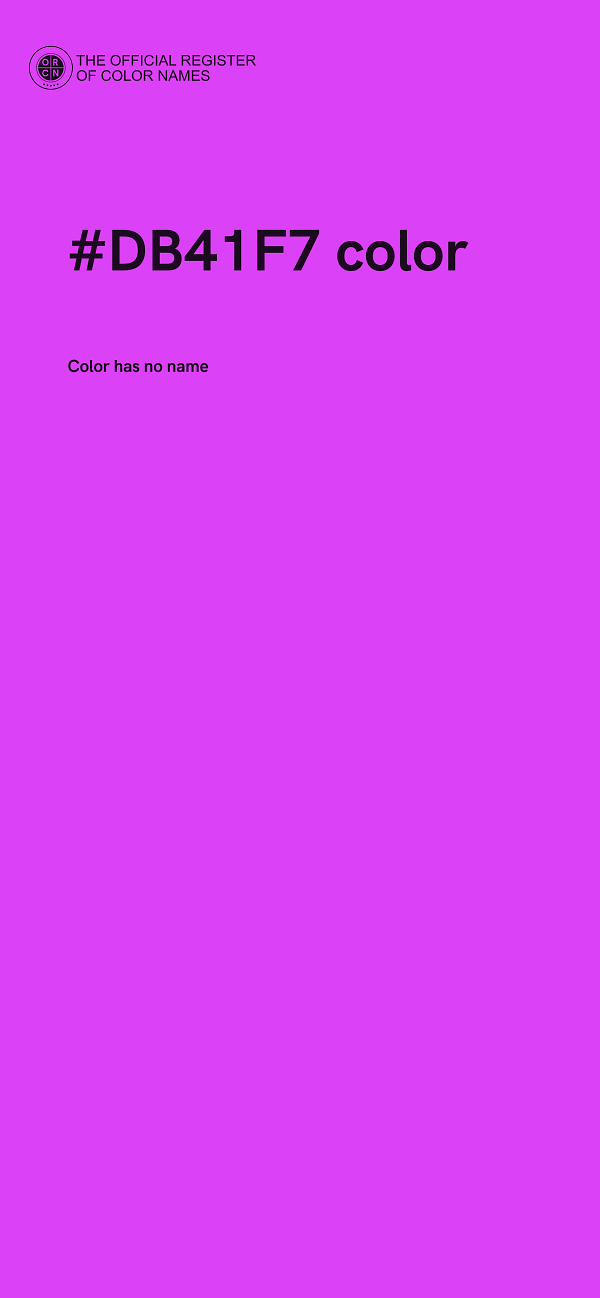 #DB41F7 color image
