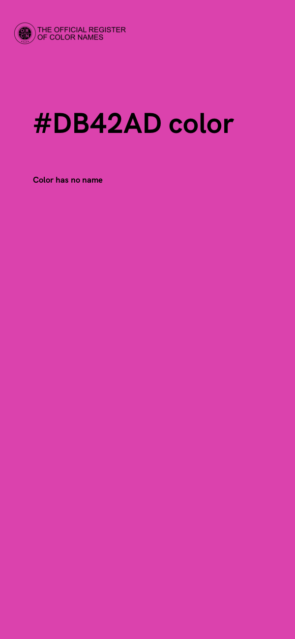 #DB42AD color image
