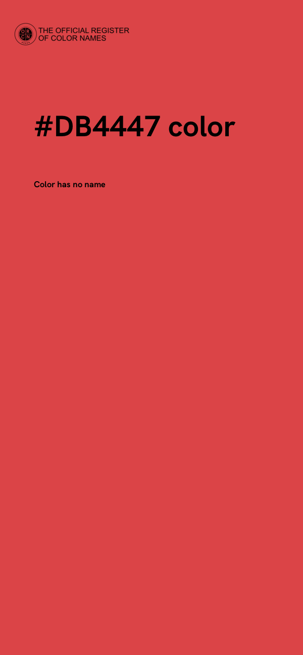 #DB4447 color image
