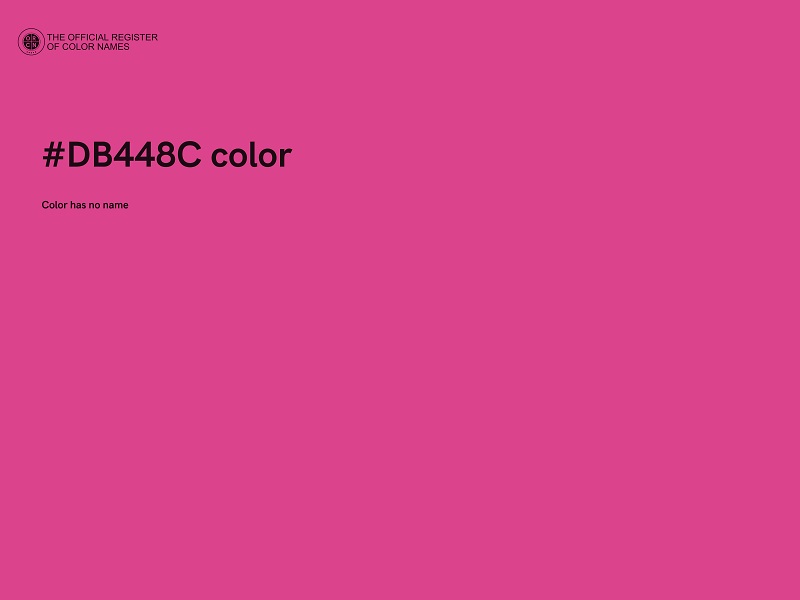 #DB448C color image