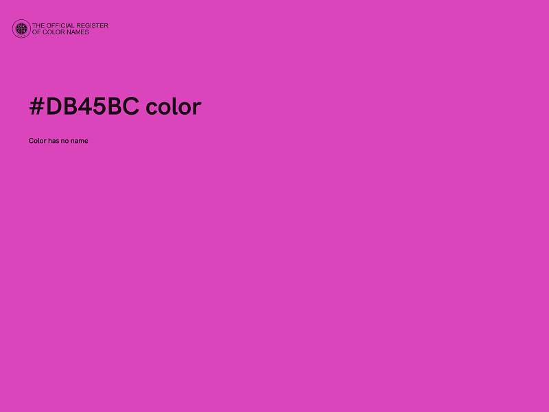 #DB45BC color image