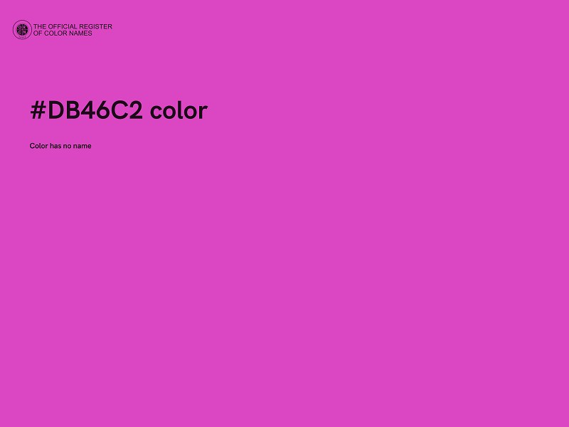 #DB46C2 color image