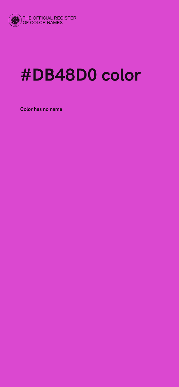 #DB48D0 color image
