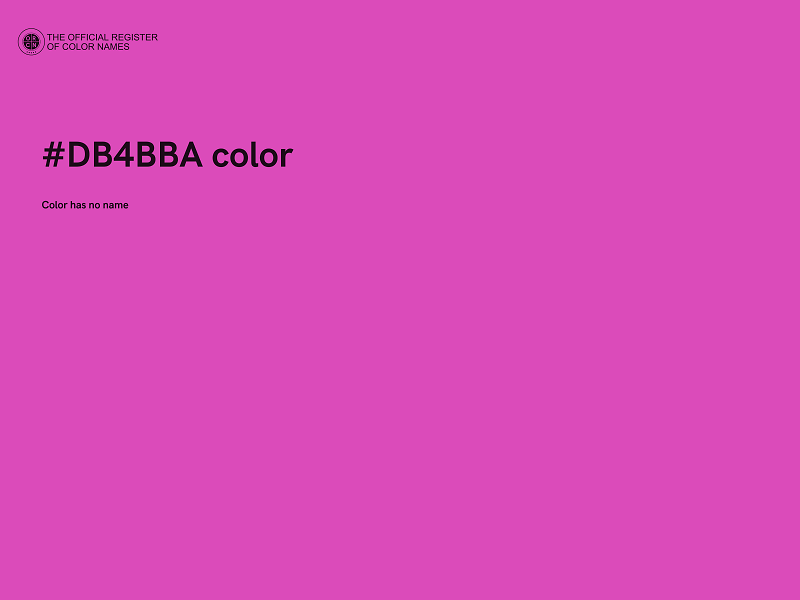 #DB4BBA color image