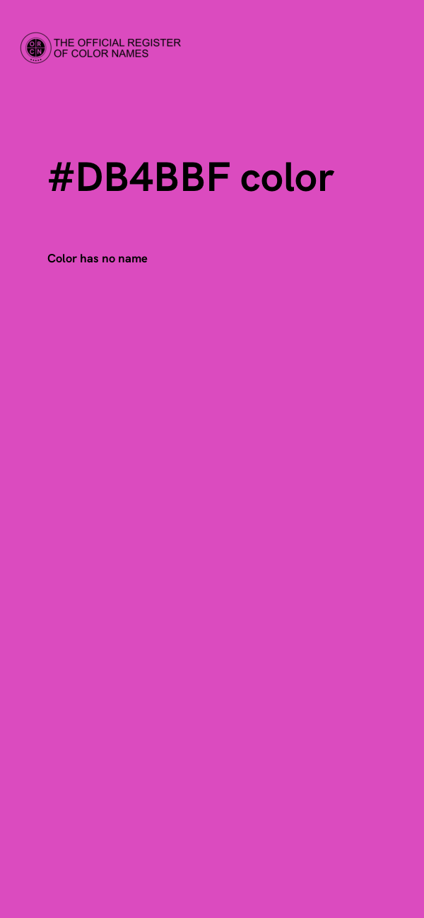 #DB4BBF color image