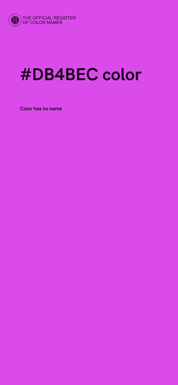 #DB4BEC color image