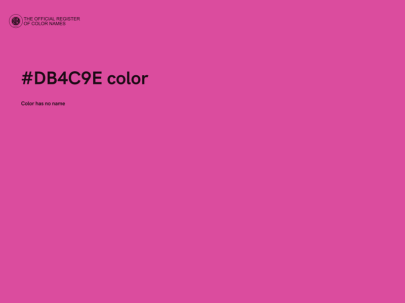 #DB4C9E color image