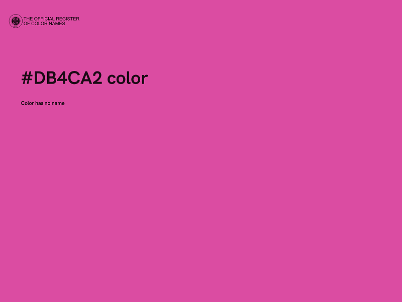 #DB4CA2 color image