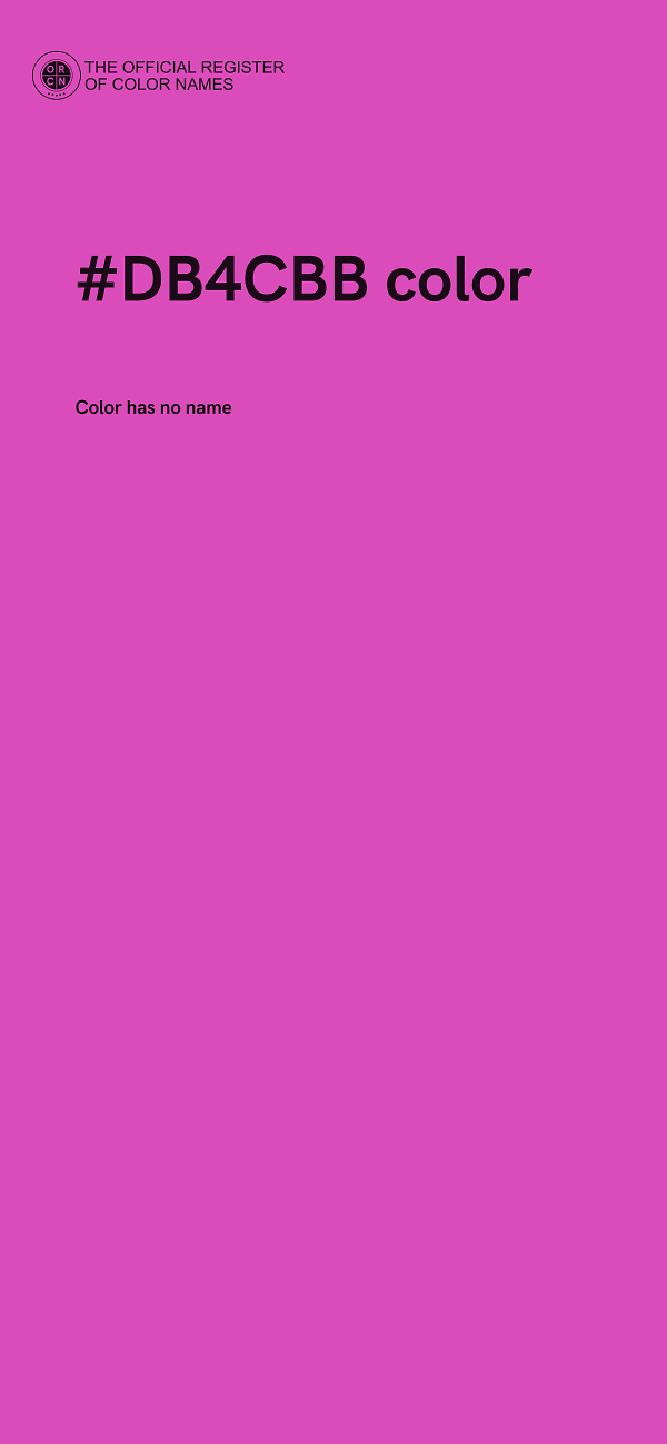 #DB4CBB color image