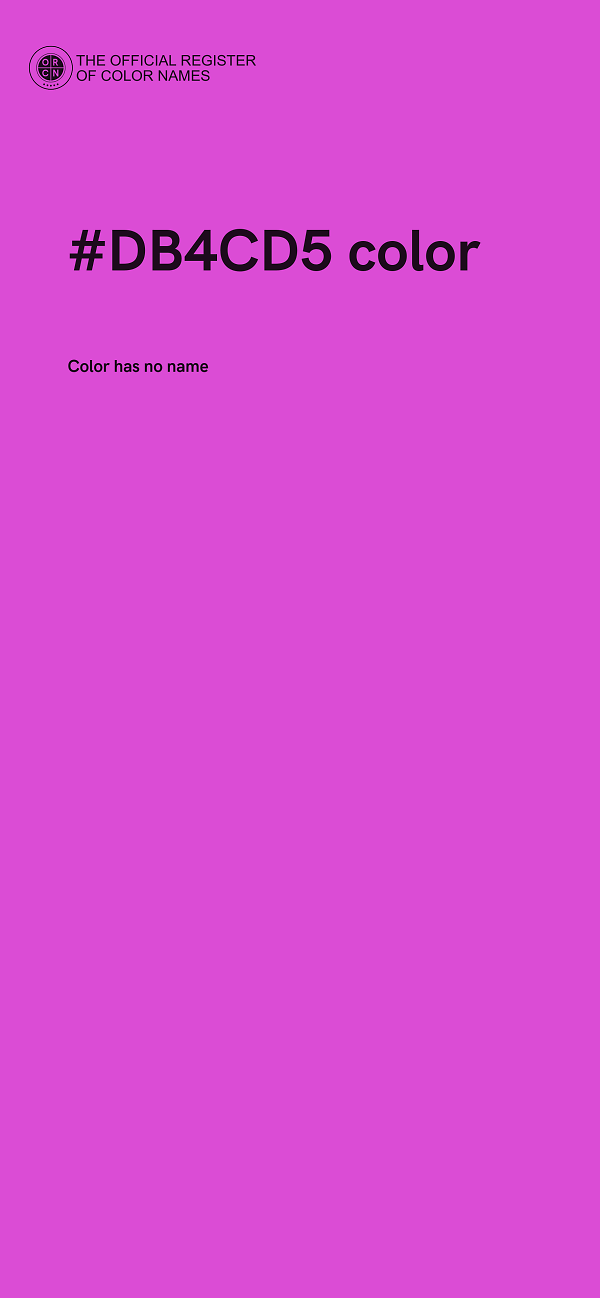 #DB4CD5 color image