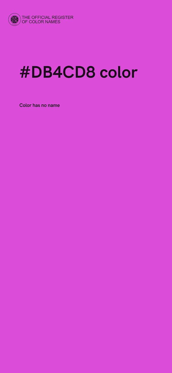 #DB4CD8 color image