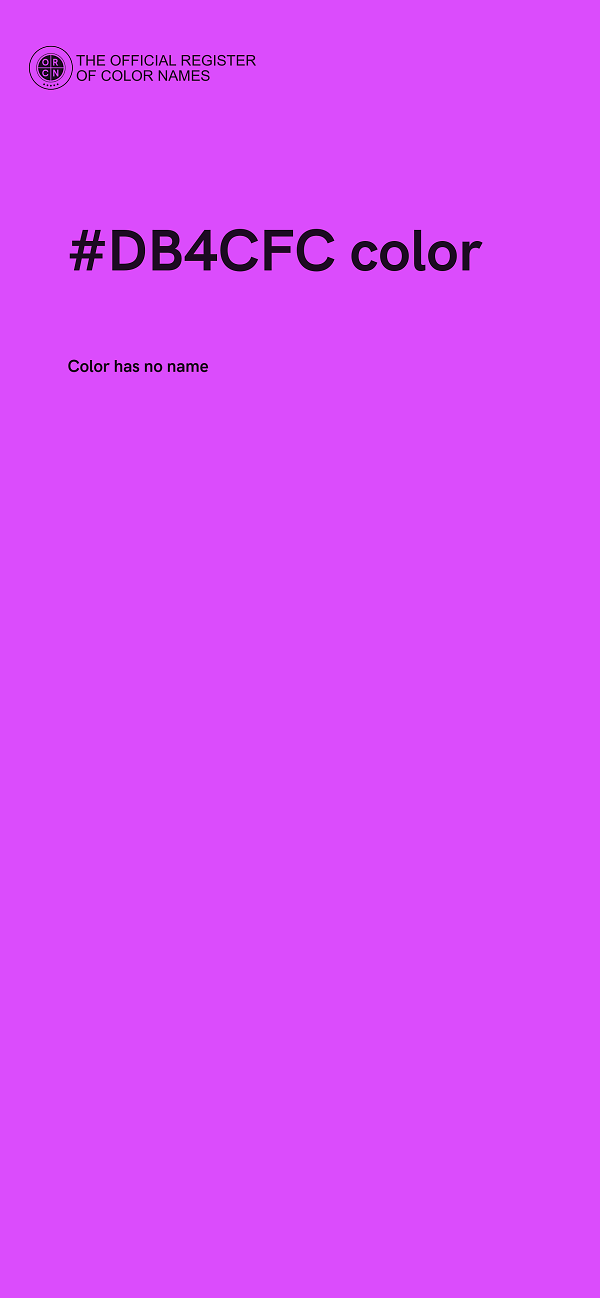 #DB4CFC color image