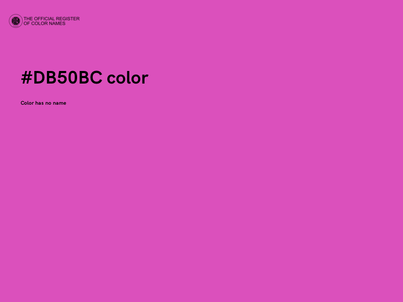 #DB50BC color image