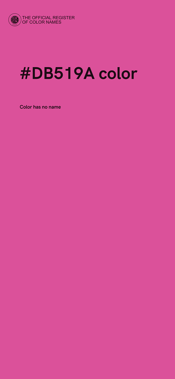 #DB519A color image