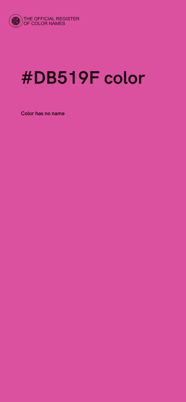 #DB519F color image