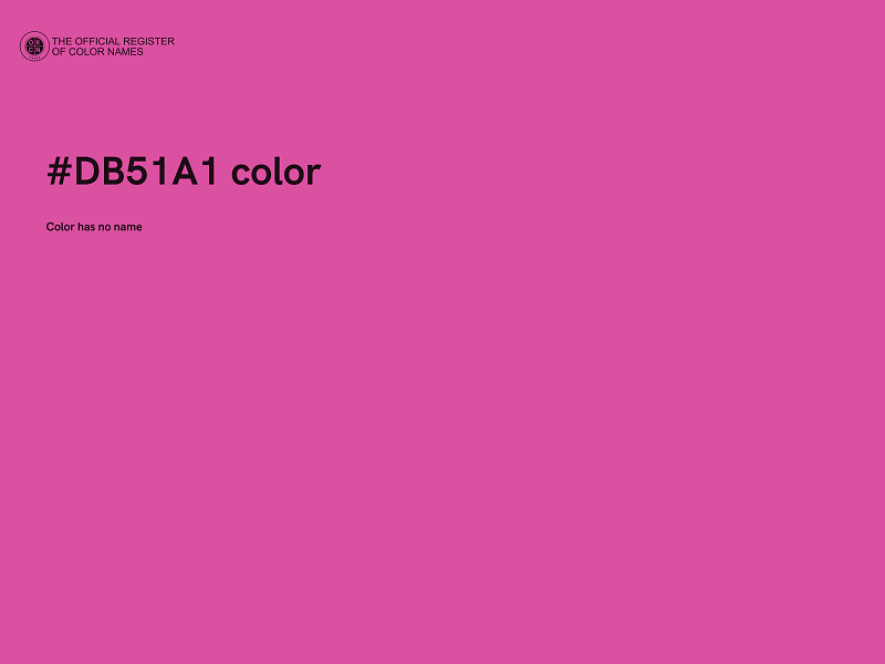 #DB51A1 color image