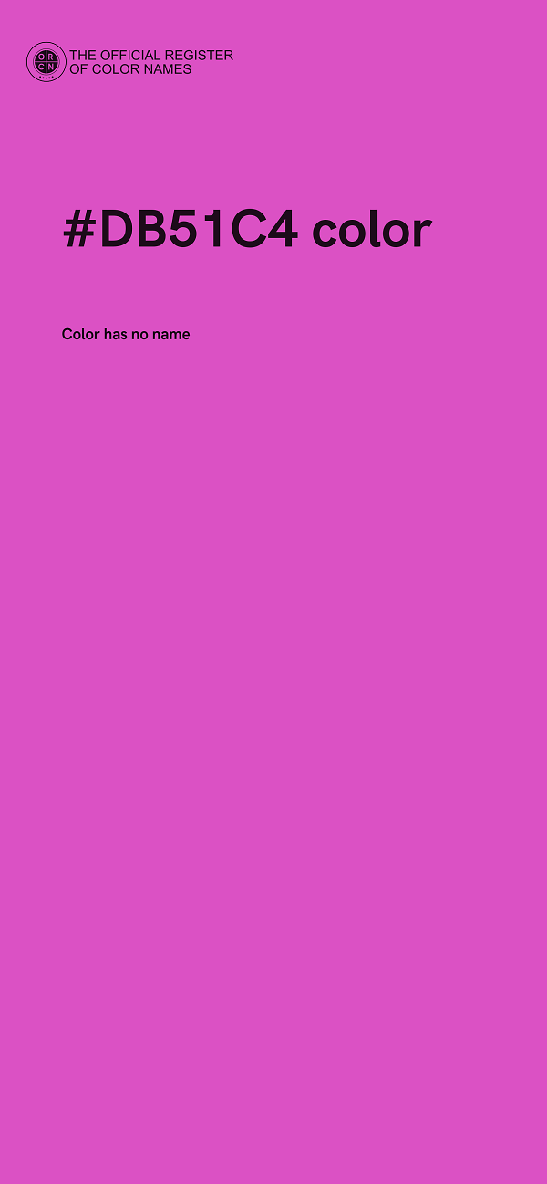 #DB51C4 color image