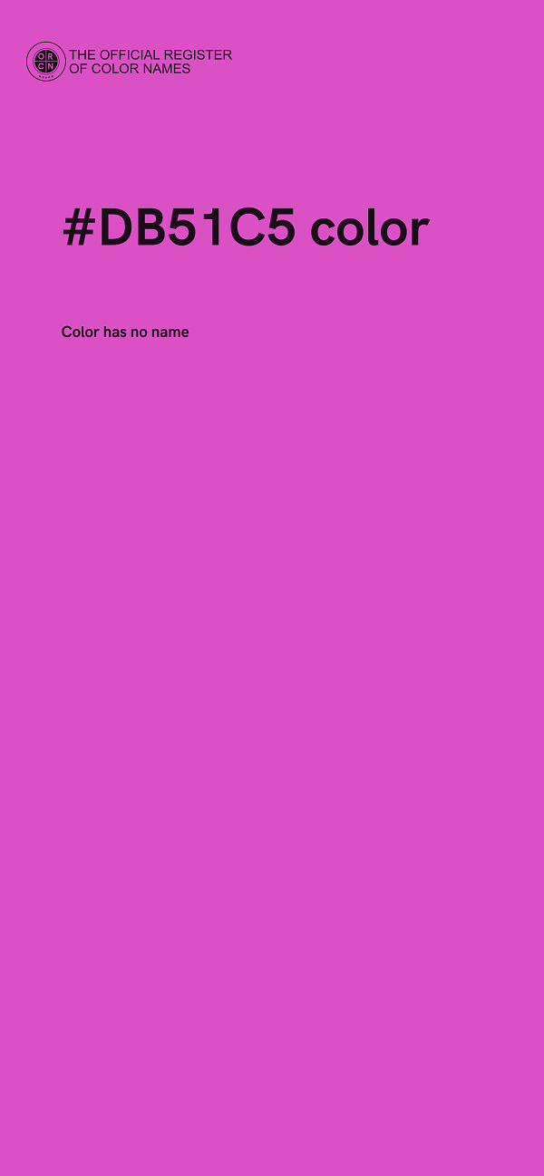 #DB51C5 color image