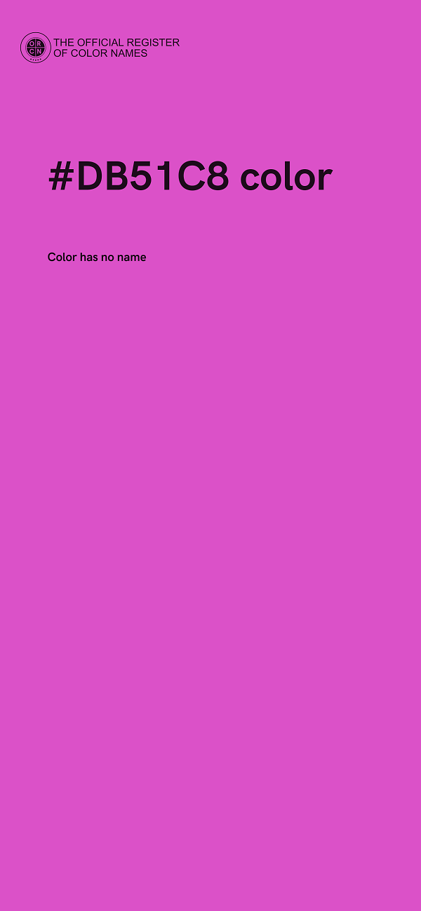 #DB51C8 color image