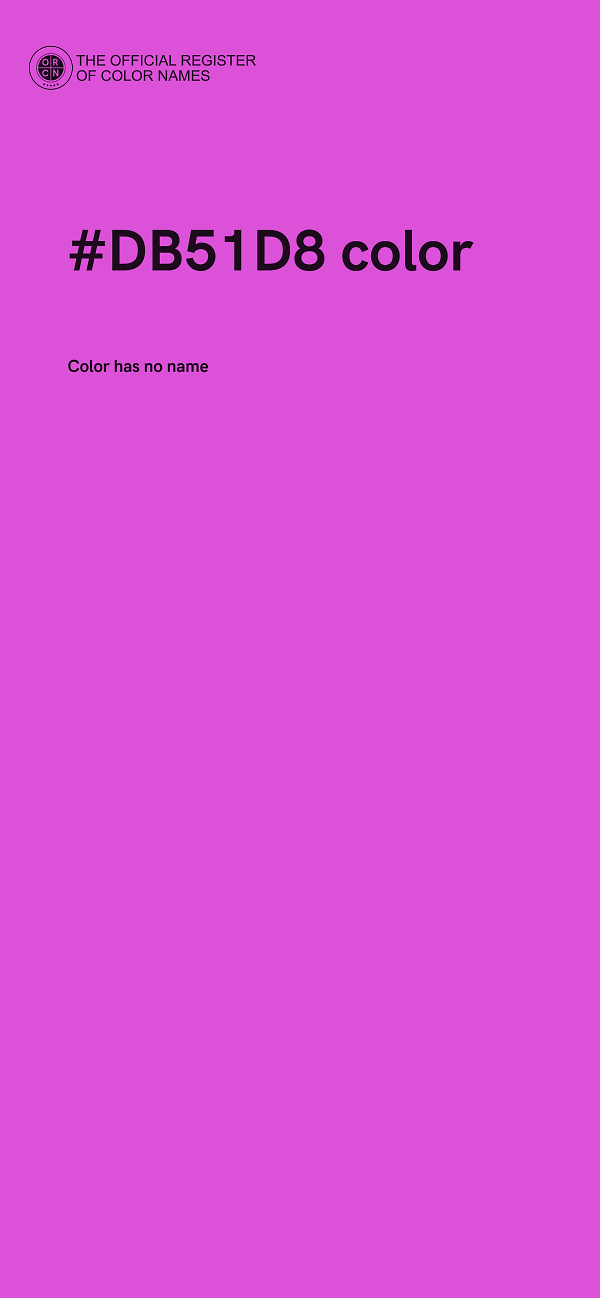 #DB51D8 color image