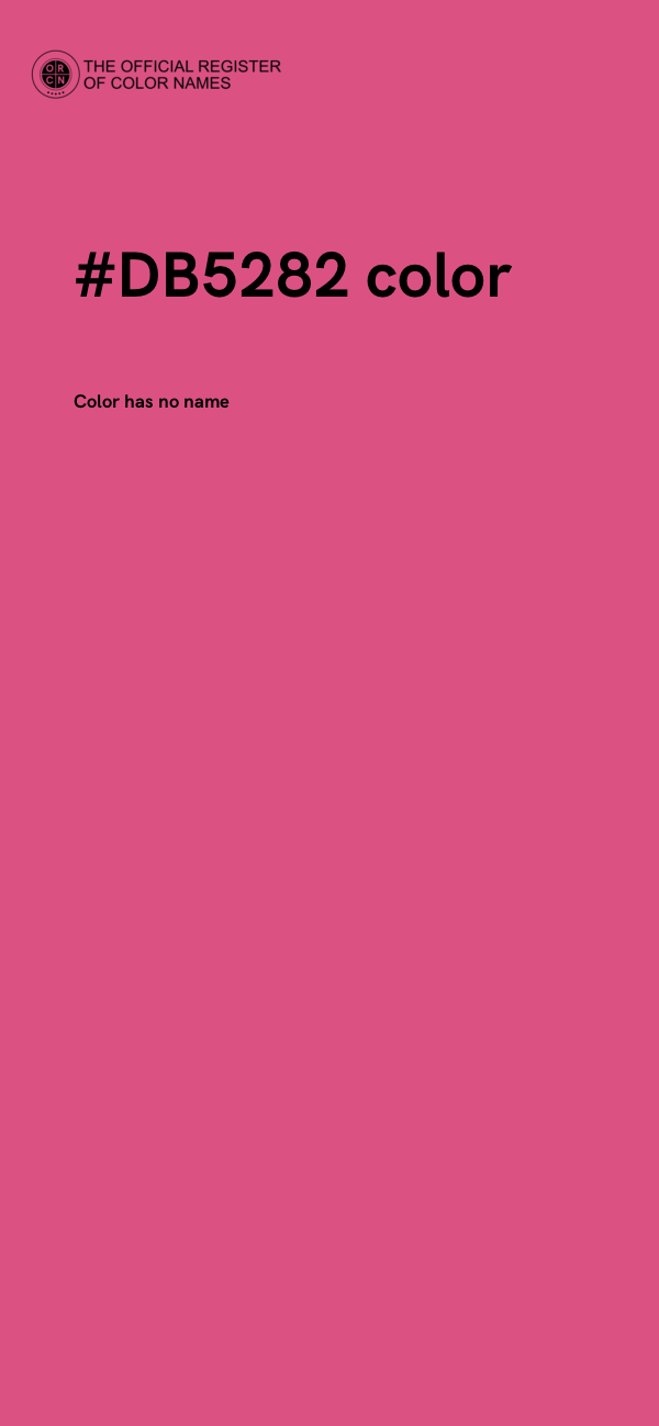 #DB5282 color image