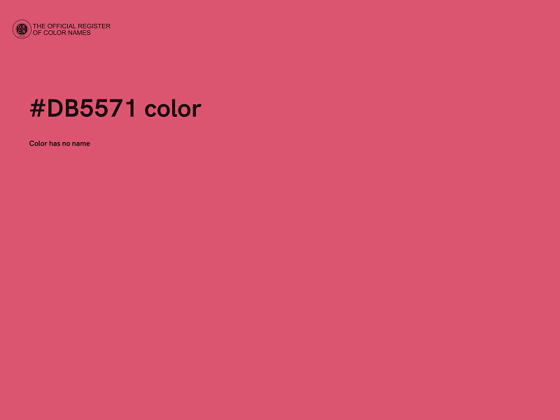 #DB5571 color image